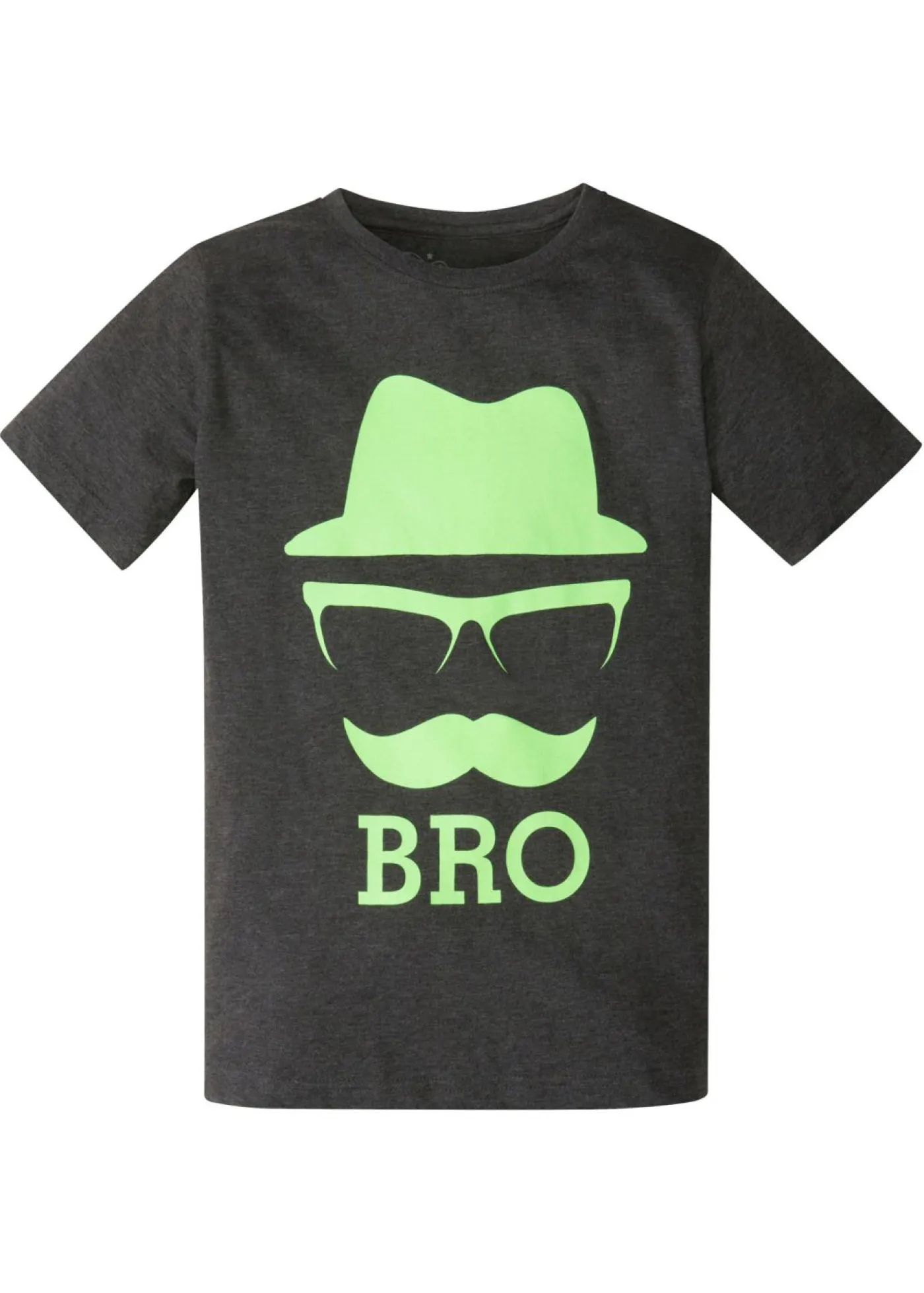 bonprix bonprix Ropa 9 A 16 Años·Camisetas>Camiseta de algodón puro Negro