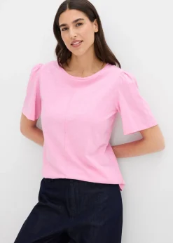 Mujer bonprix bonprix Camiseta de algodón puro