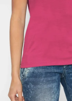Mujer bonprix bonprix Camiseta de algodón puro