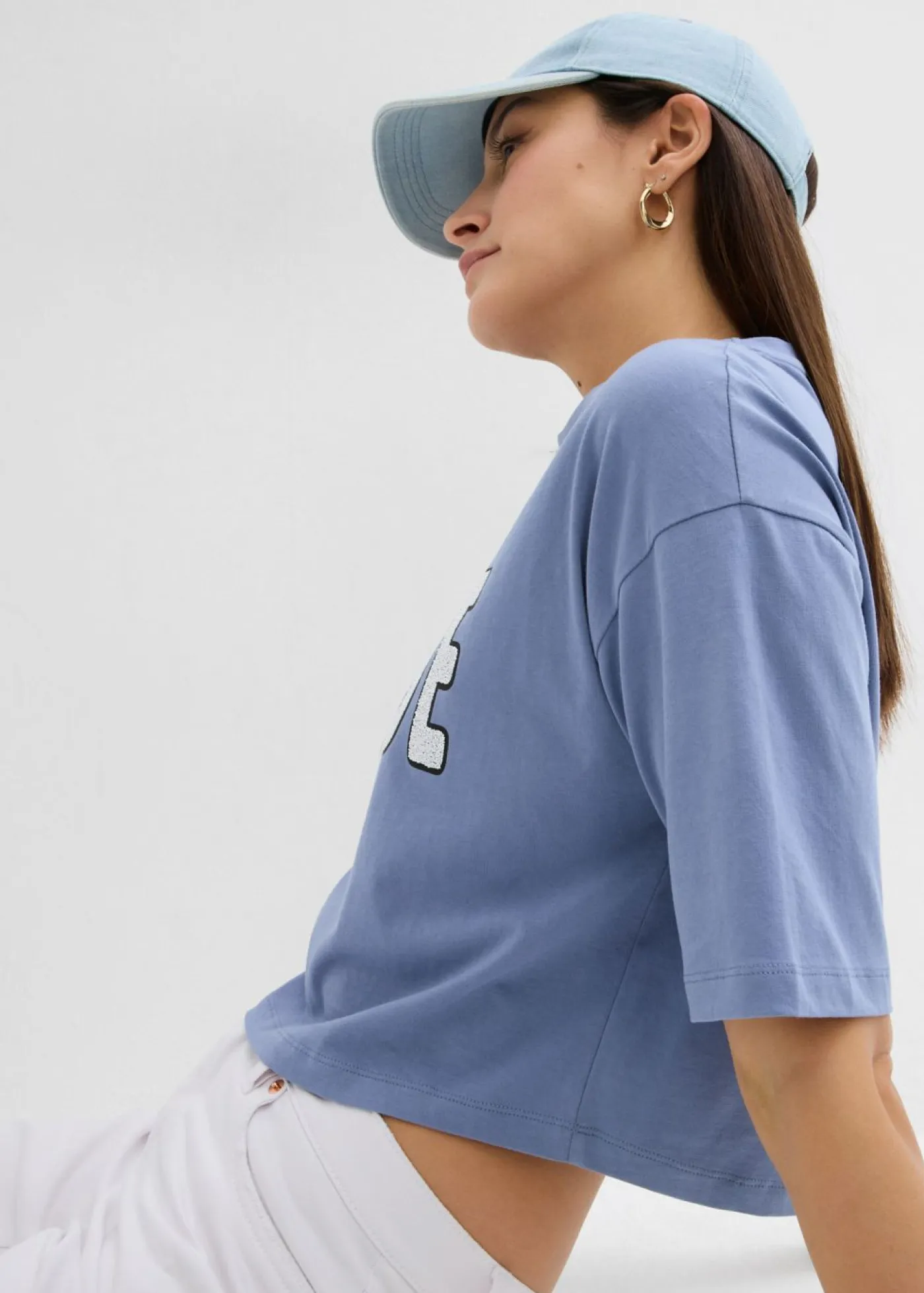 Mujer bonprix bonprix Camiseta de algodón puro