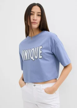 Mujer bonprix bonprix Camiseta de algodón puro