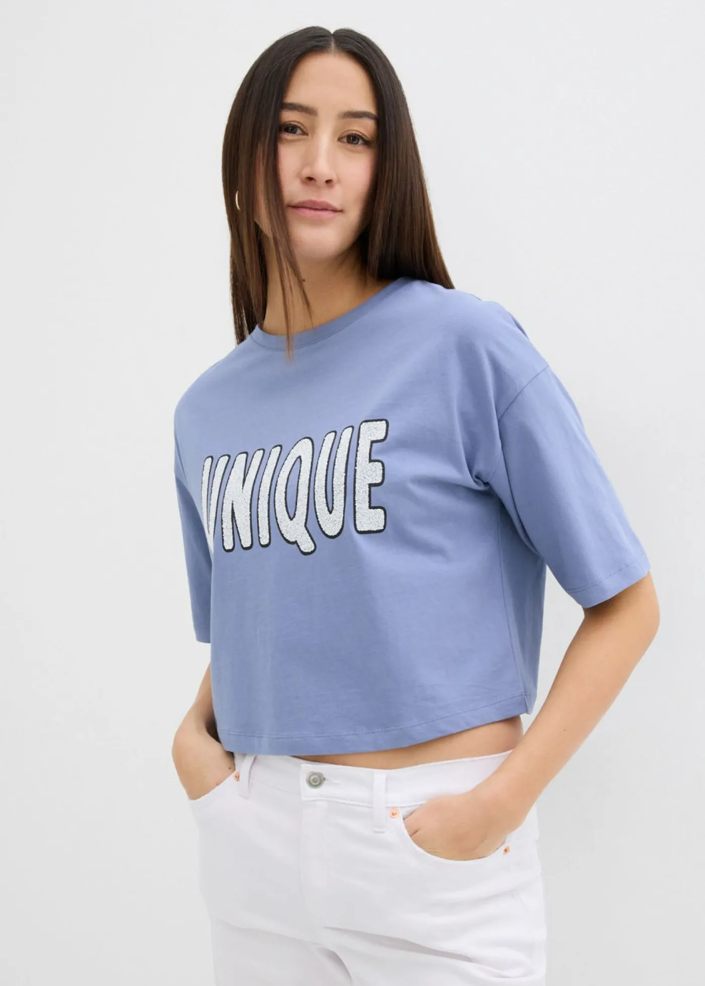 Mujer bonprix bonprix Camiseta de algodón puro