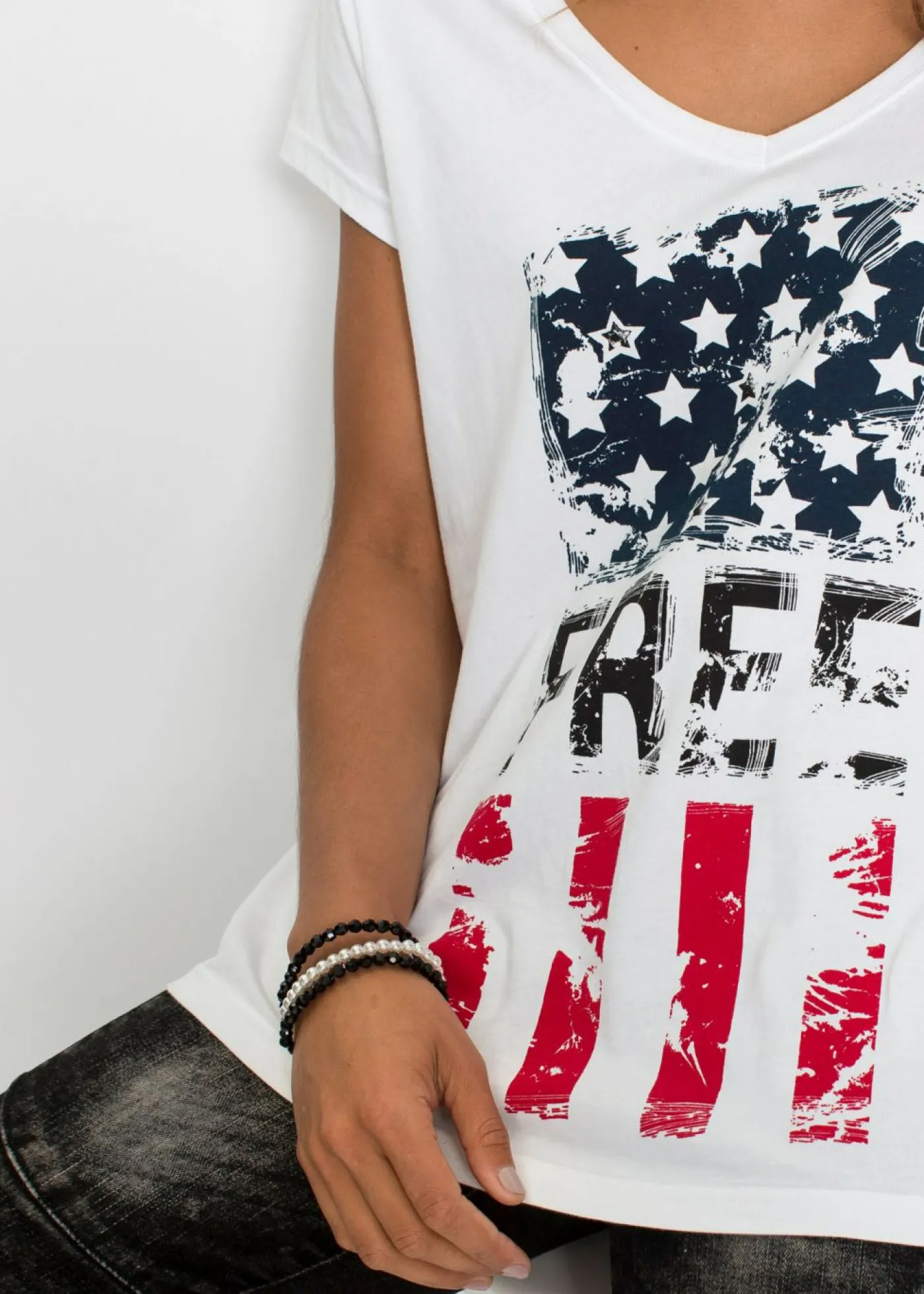 Mujer bonprix bonprix Camiseta de algodón puro