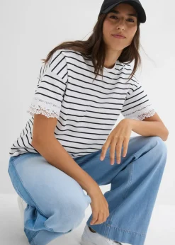 Mujer bonprix bonprix Camiseta de algodón puro