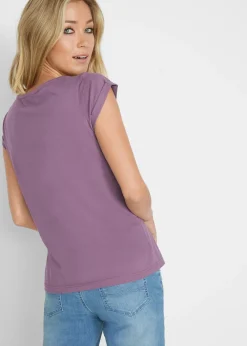 Mujer bonprix bonprix Camiseta de algodón puro