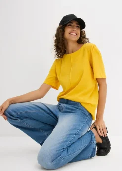 Mujer bonprix bonprix Camiseta de algodón puro