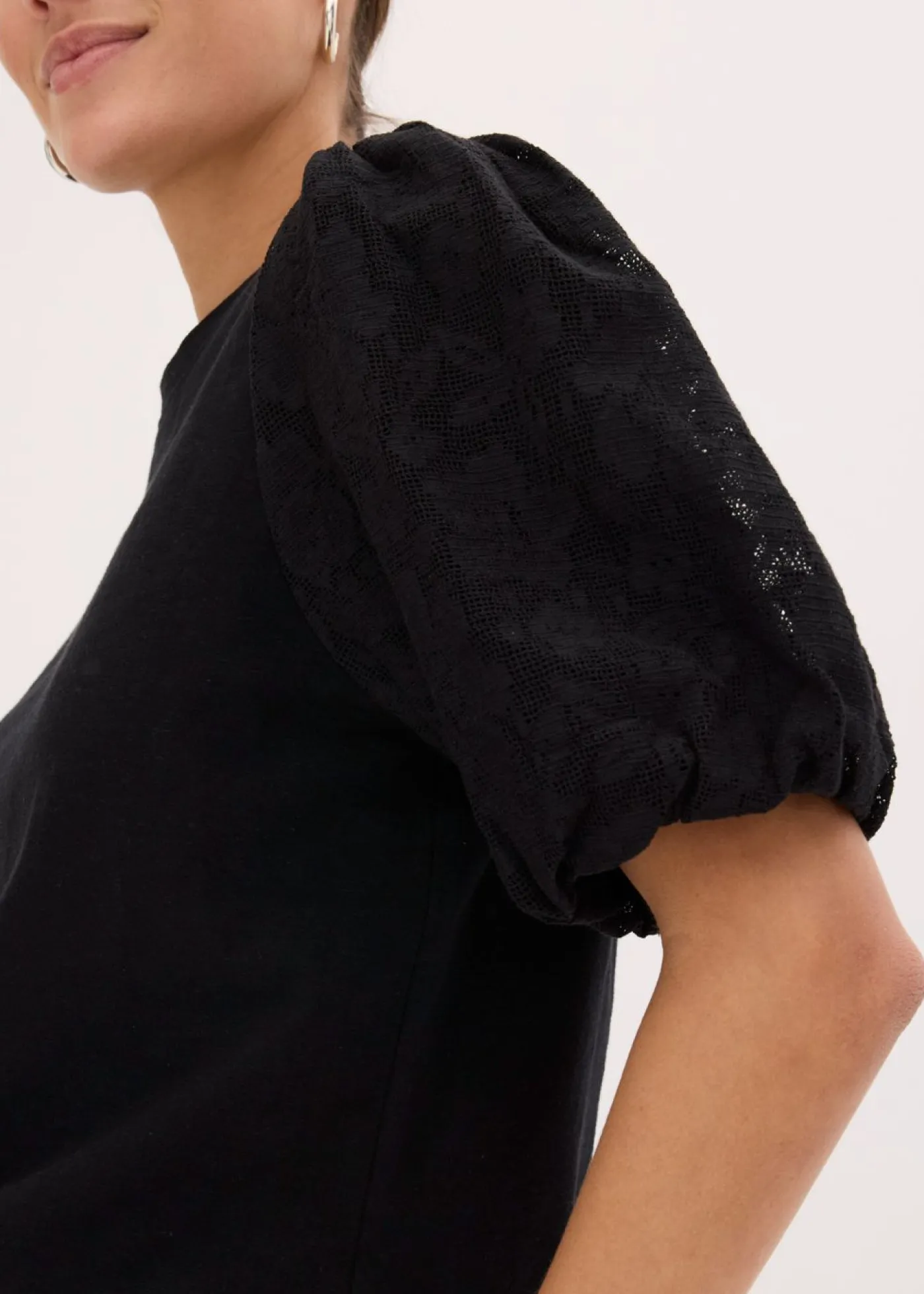 bonprix bonprix Camisetas|Novedades>Camiseta de algodón puro Negro