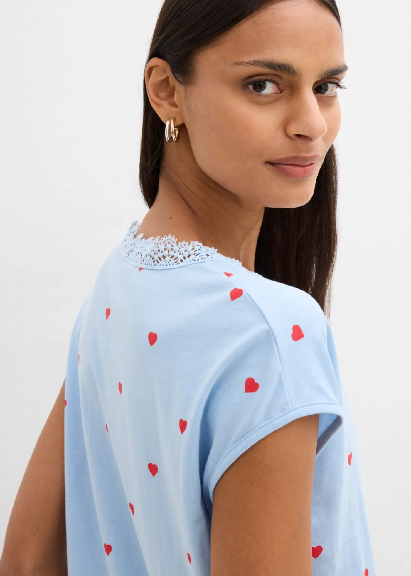 Mujer bonprix bonprix Camiseta de algodón puro