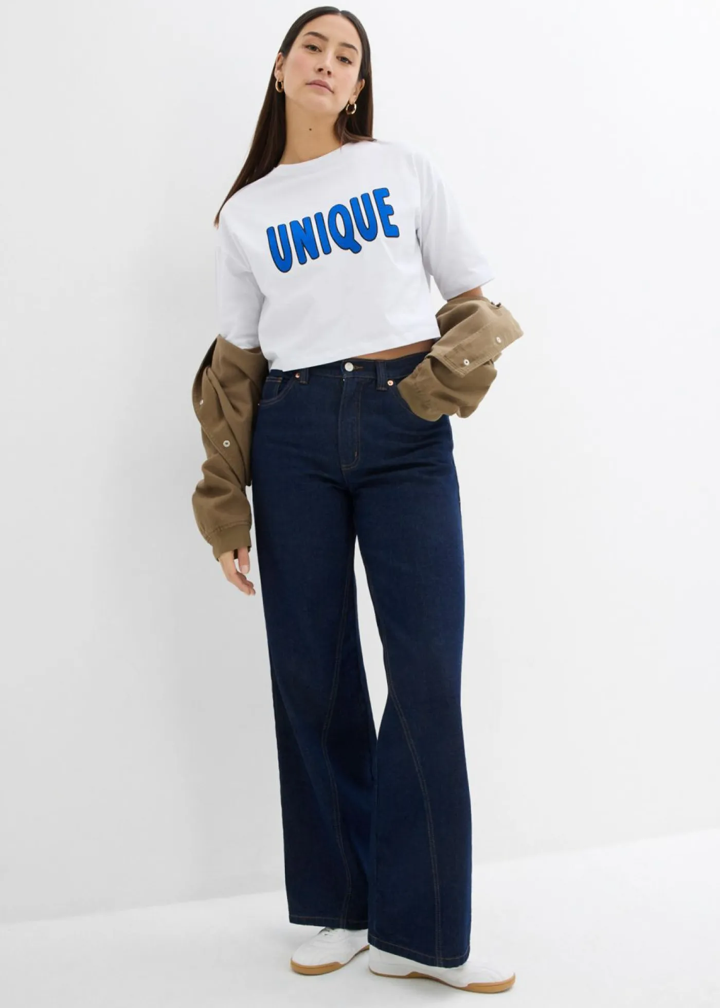 Mujer bonprix bonprix Camiseta de algodón puro