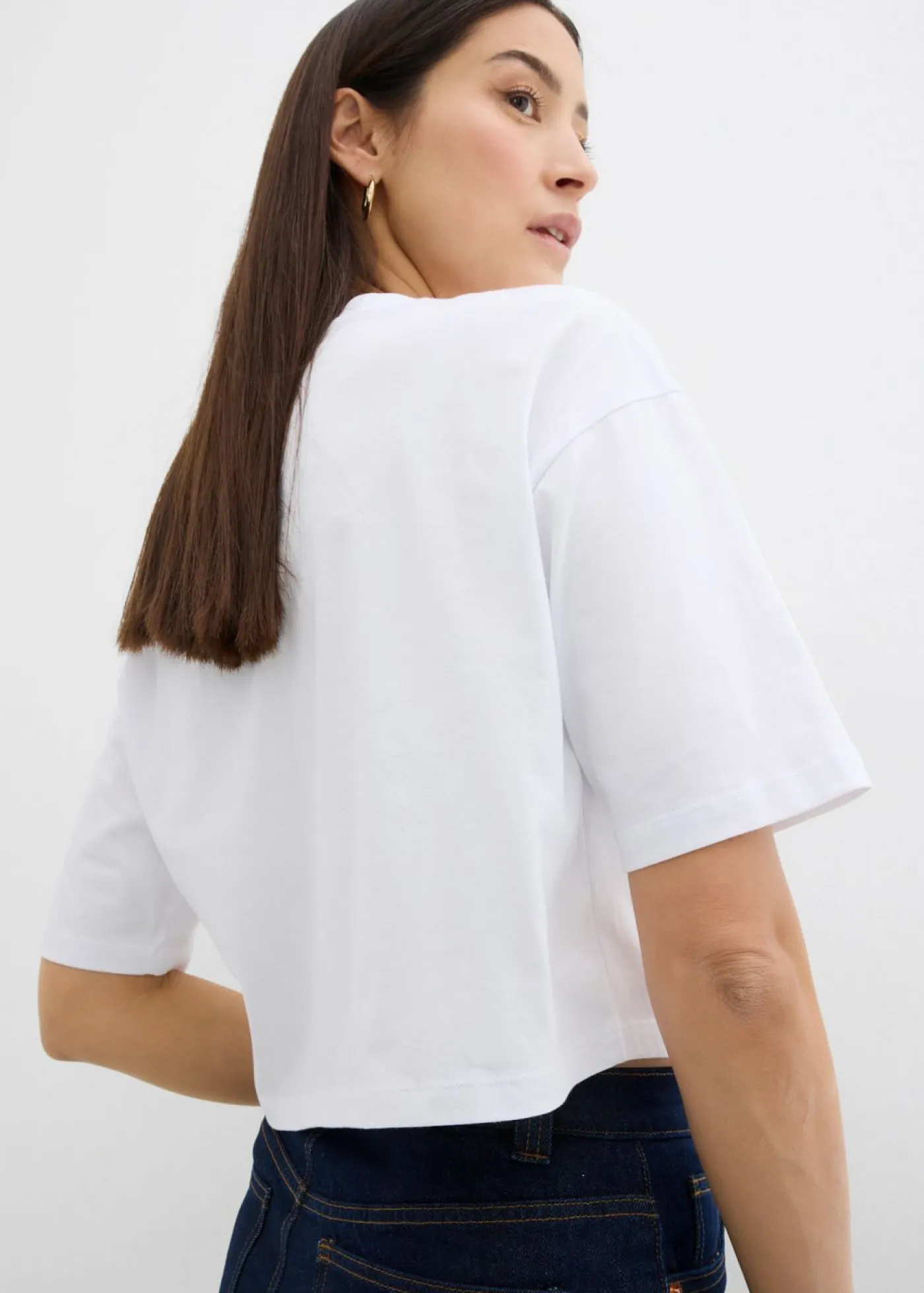 Mujer bonprix bonprix Camiseta de algodón puro