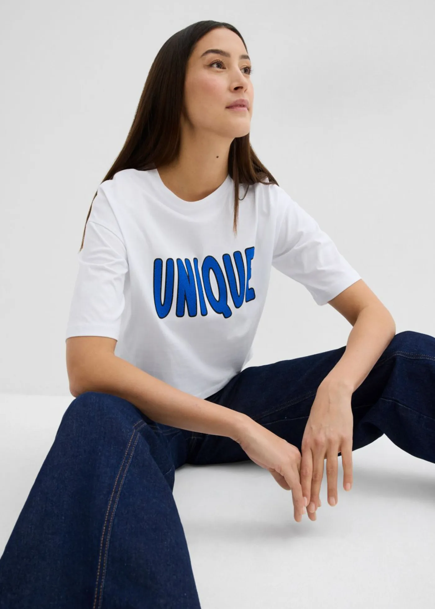 Mujer bonprix bonprix Camiseta de algodón puro