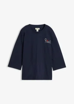 Mujer bonprix bonprix Camiseta de algodón puro con corte boxy