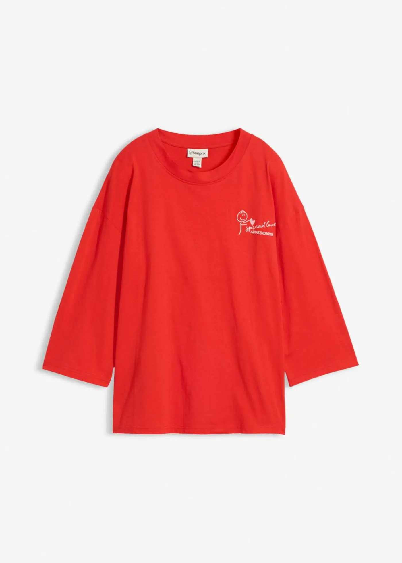 Mujer bonprix bonprix Camiseta de algodón puro con corte boxy