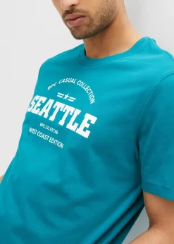 Hombre bonprix bonprix Camiseta de algodón puro (2 unidades)