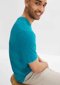 Hombre bonprix bonprix Camiseta de algodón puro (2 unidades)
