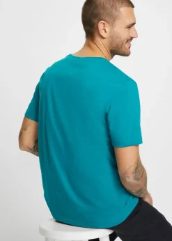 Hombre bonprix bonprix Camiseta de algodón puro (2 unidades)