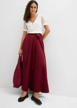 Mujer bonprix bonprix Camiseta de canalé de algodón