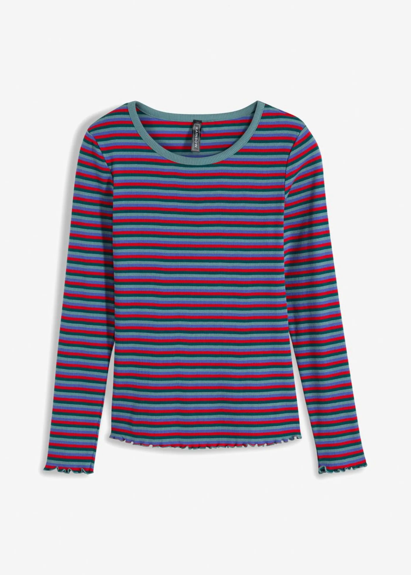 Mujer bonprix bonprix Camiseta de canalé de algodón orgánico