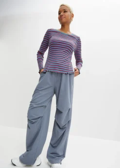 Mujer bonprix bonprix Camiseta de canalé de algodón orgánico