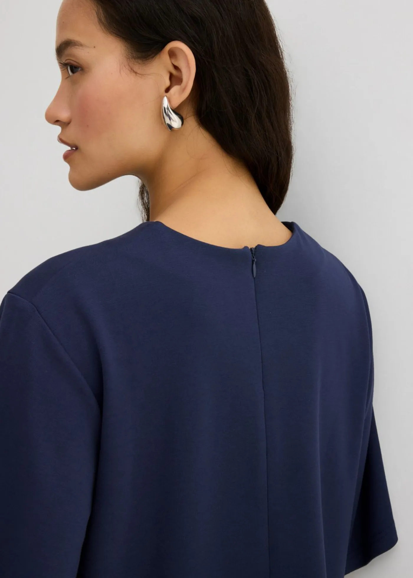 bonprix bonprix Esenciales|Camisetas>Camiseta de cómodo Punto di Roma Azul marino