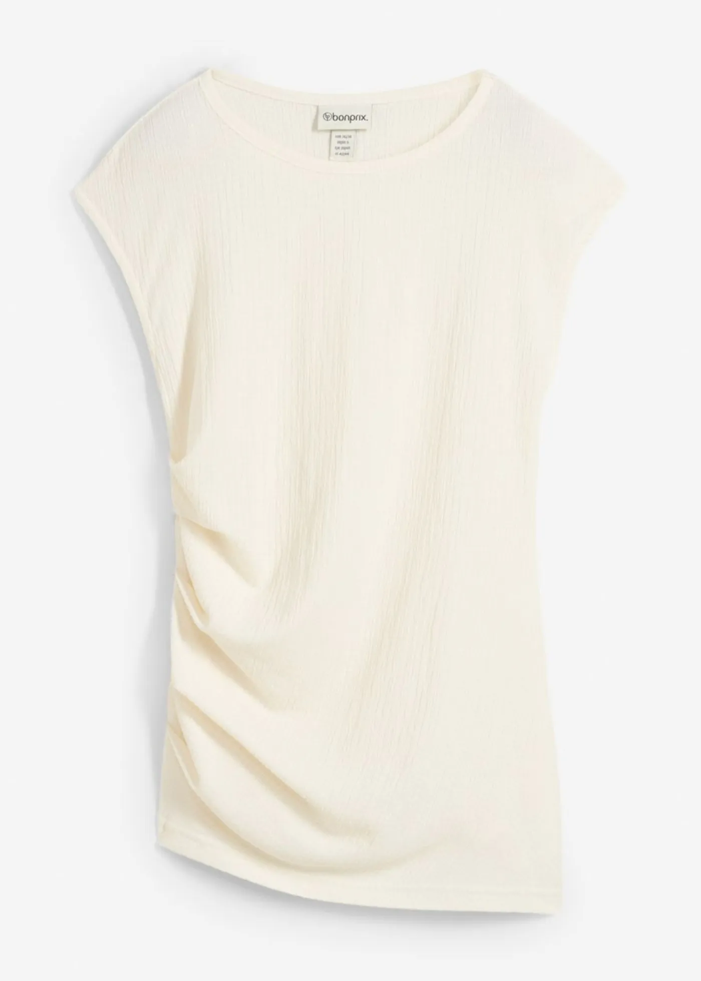 Mujer bonprix bonprix Camiseta de crepé estructurado