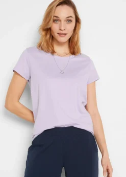 Mujer bonprix bonprix Camiseta de cuello redondo y manga corta (5 unidades)