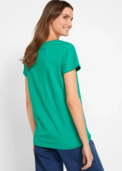 Mujer bonprix bonprix Camiseta de cuello redondo y manga corta (5 unidades)