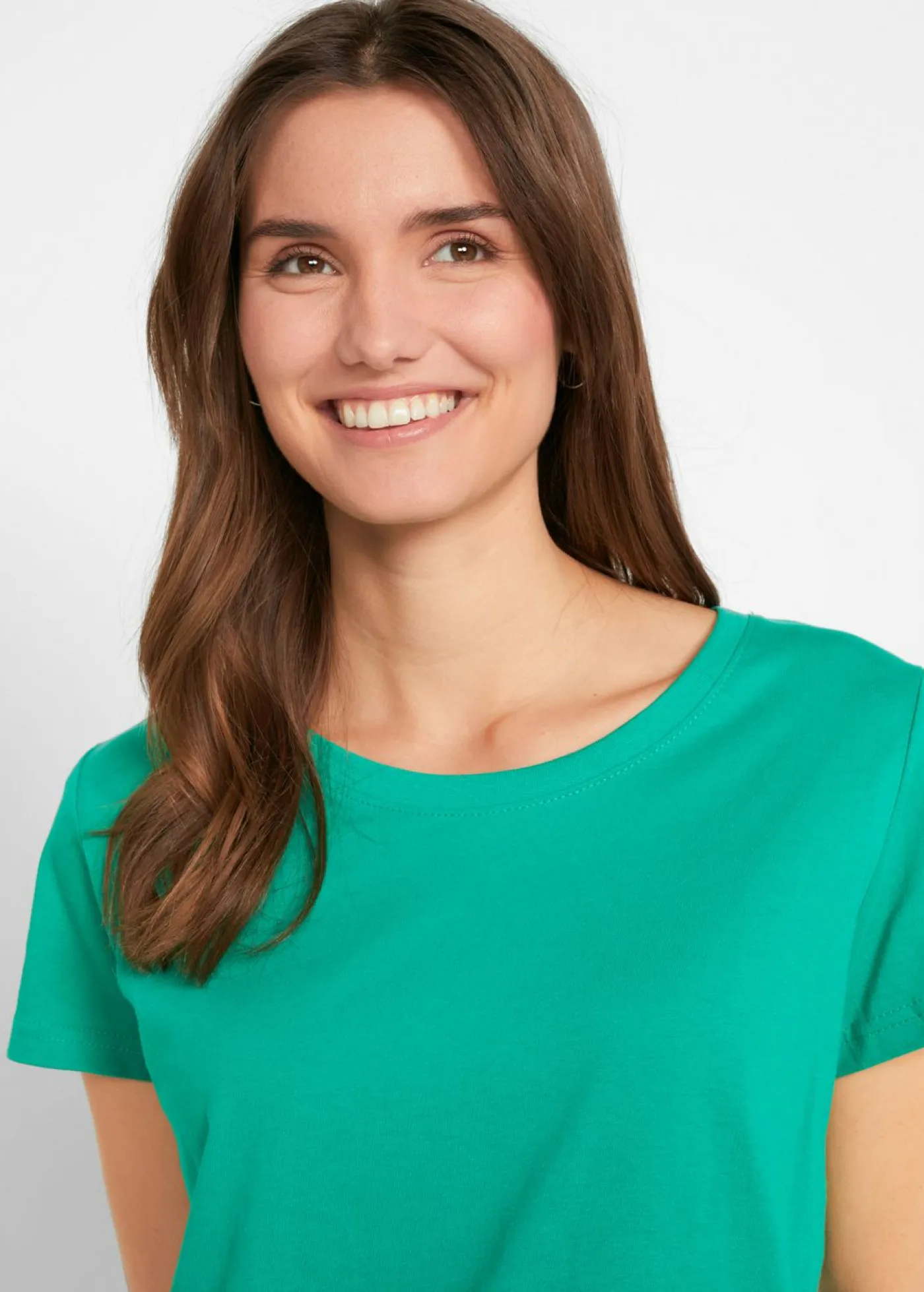 Mujer bonprix bonprix Camiseta de cuello redondo y manga corta (5 unidades)