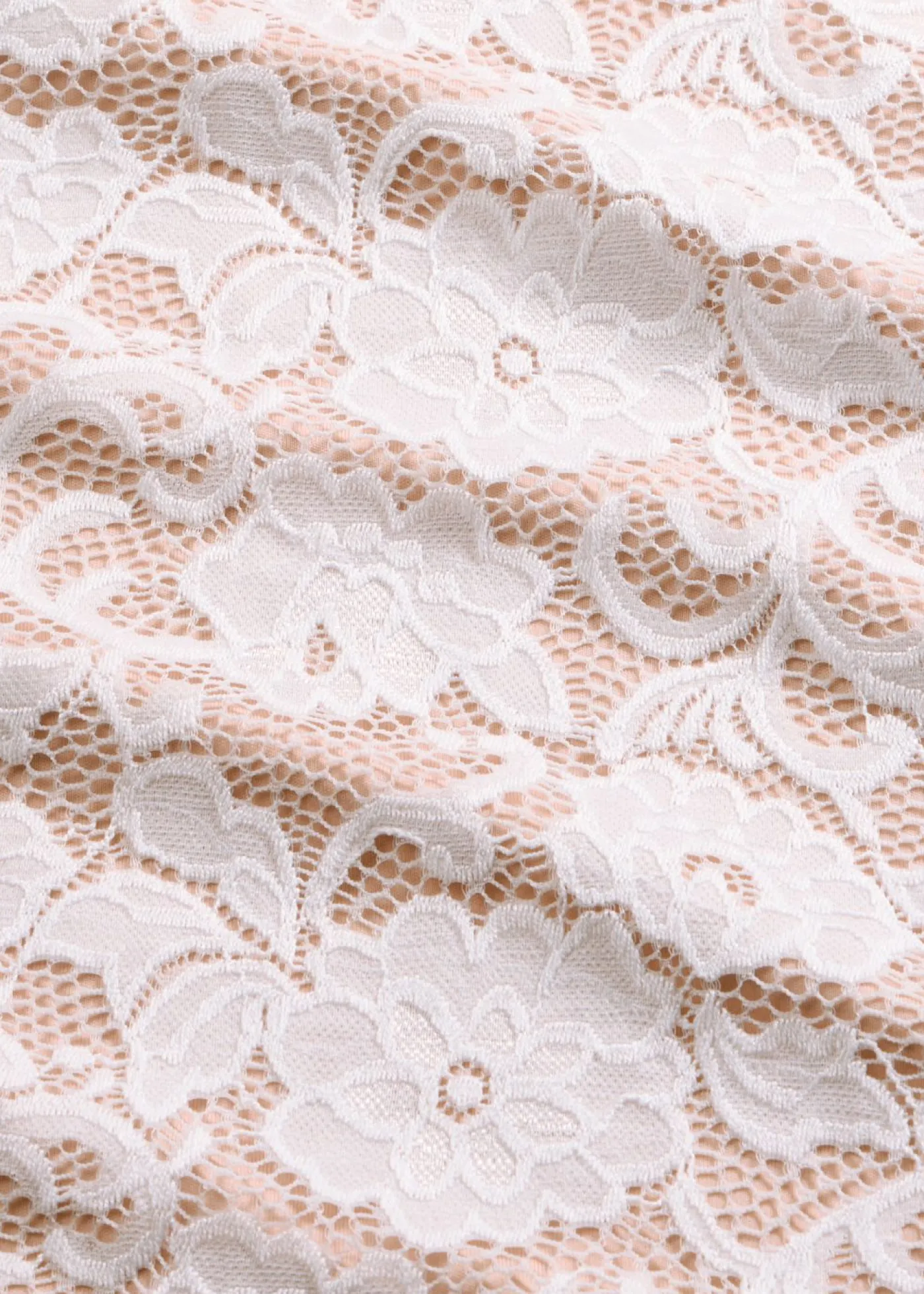 bonprix bonprix Camisetas|Novedades>Camiseta de encaje de manga larga Blanco lana