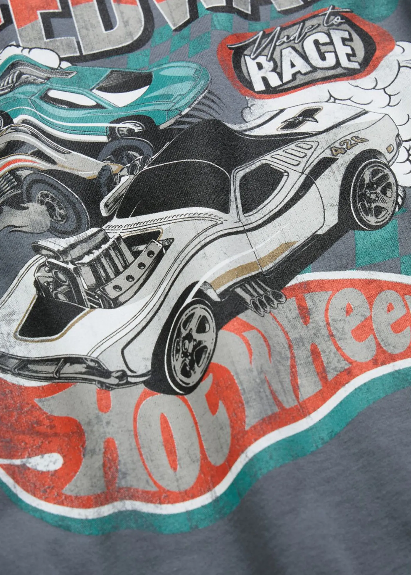 bonprix HOT WHEELS Ropa 9 A 16 Años·Camisetas>Camiseta de Hot Wheels de algodón puro Gris estampado