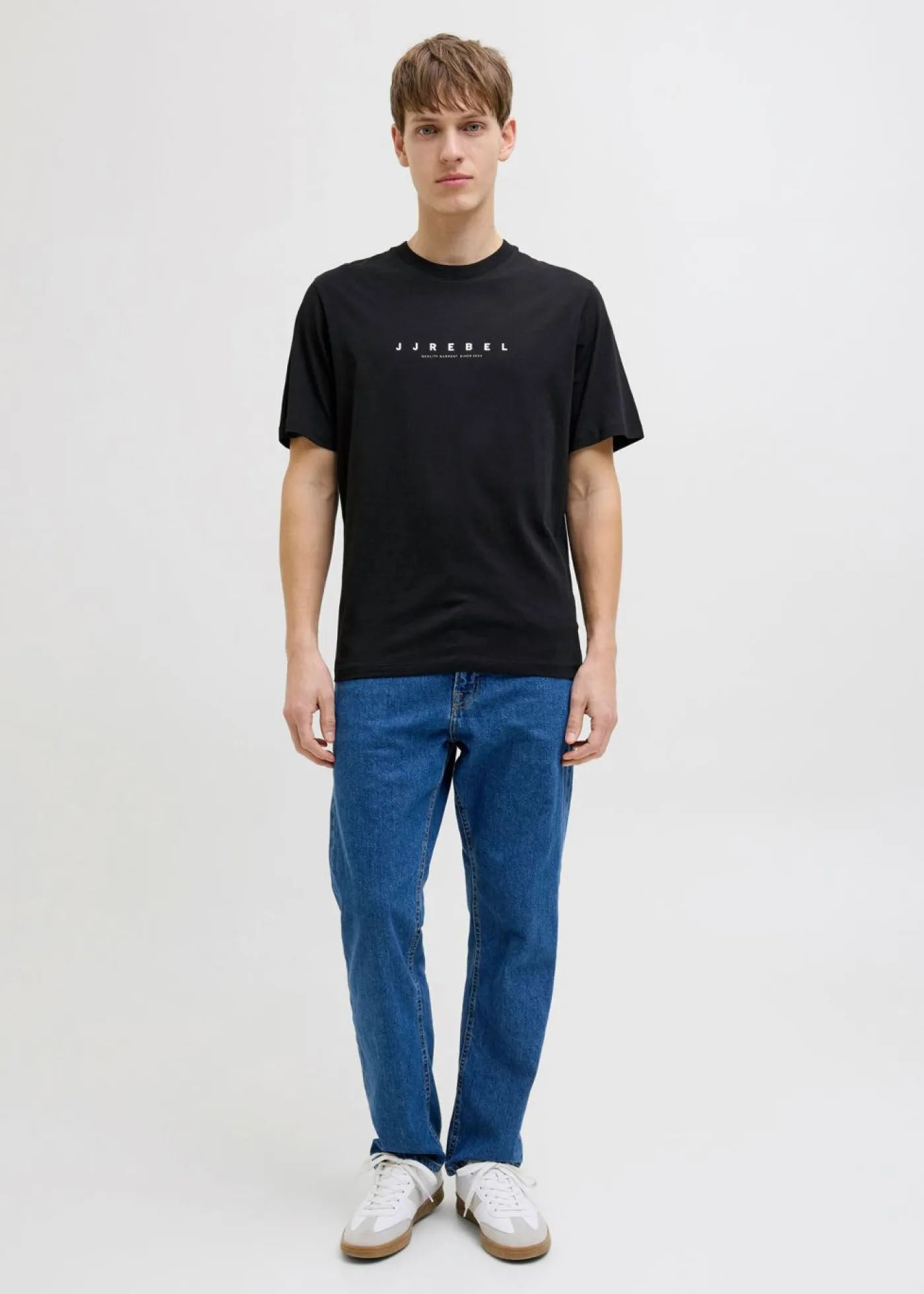 Hombre bonprix JJ REBEL Camiseta de JJ REBEL de algodón puro con corte holgado