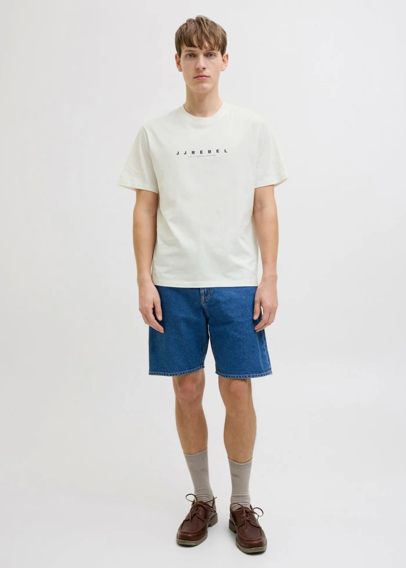 Hombre bonprix JJ REBEL Camiseta de JJ REBEL de algodón puro con corte holgado