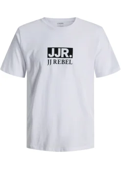 bonprix JJ REBEL Camisetas Y Polos|Novedades>Camiseta de JJ REBEL de algodón puro Blanco