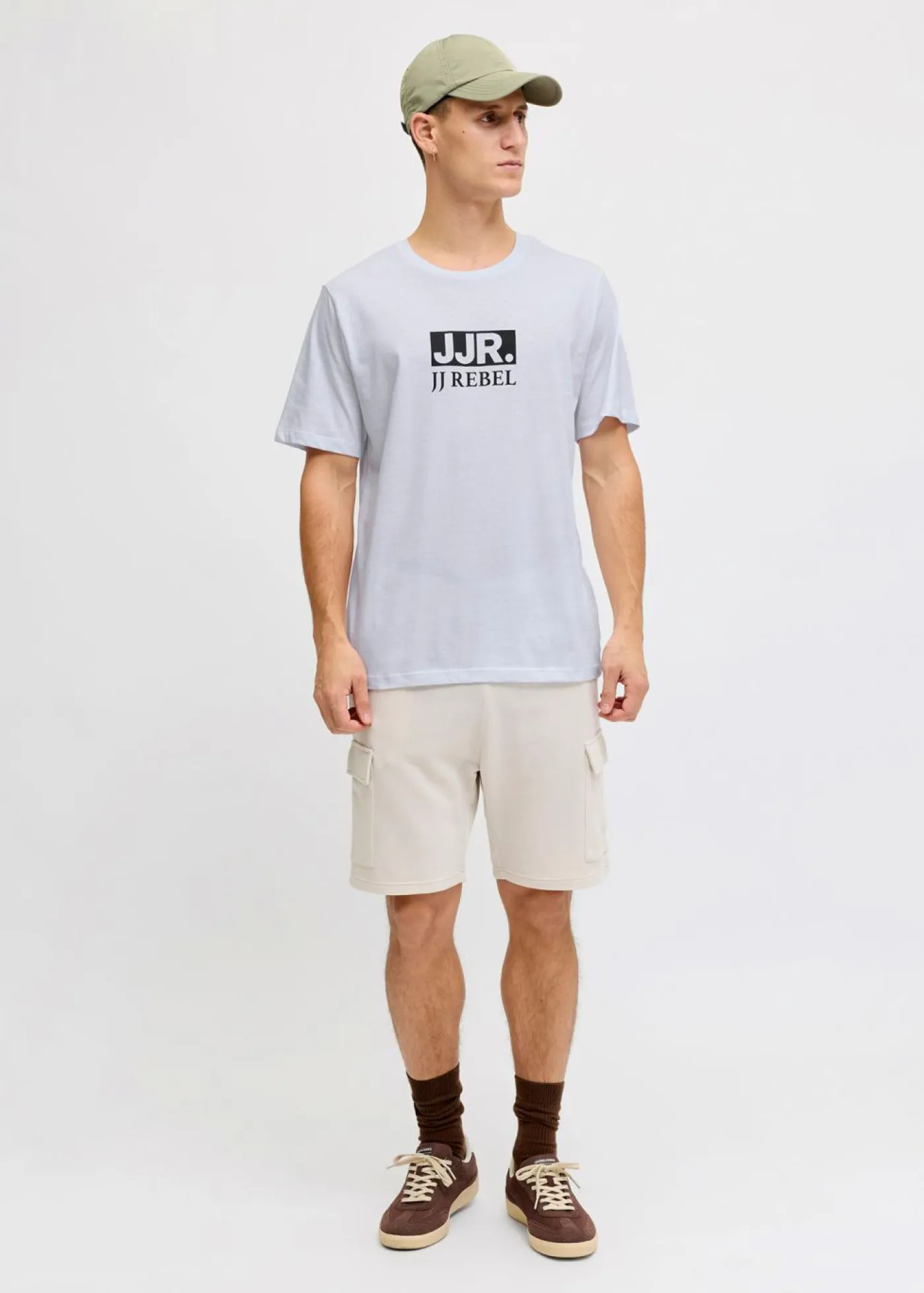 bonprix JJ REBEL Camisetas Y Polos|Novedades>Camiseta de JJ REBEL de algodón puro Blanco