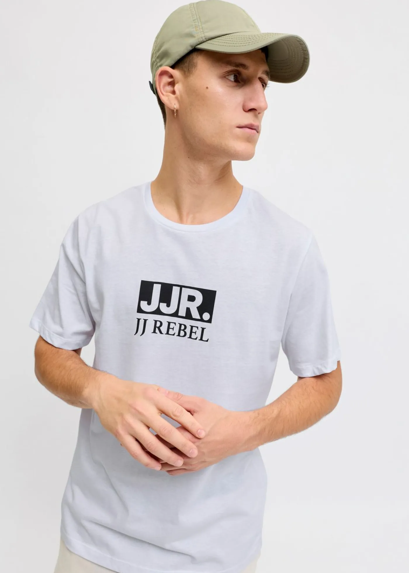 bonprix JJ REBEL Camisetas Y Polos|Novedades>Camiseta de JJ REBEL de algodón puro Blanco