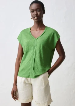 Mujer bonprix bonprix Camiseta de lino puro