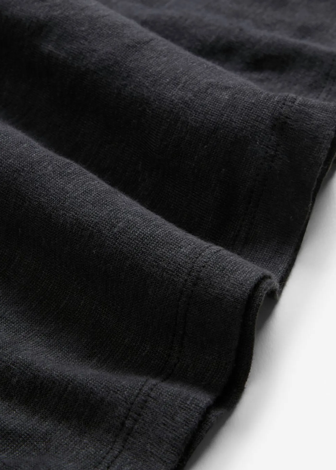 bonprix bonprix Premium|Camisetas>Camiseta de lino puro Negro