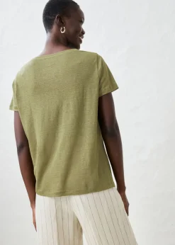 Mujer bonprix bonprix Camiseta de lino puro