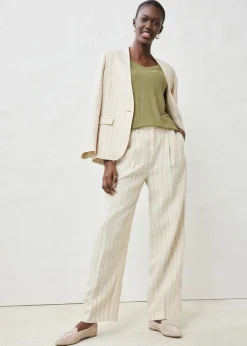 Mujer bonprix bonprix Camiseta de lino puro