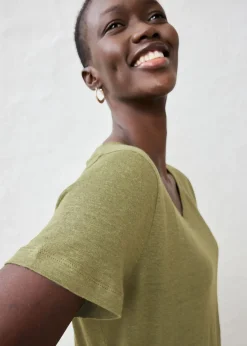 Mujer bonprix bonprix Camiseta de lino puro