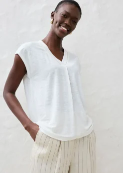 Mujer bonprix bonprix Camiseta de lino puro