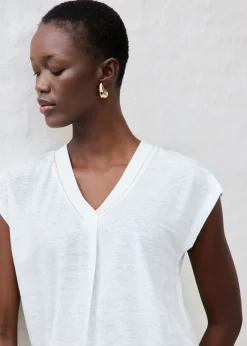 Mujer bonprix bonprix Camiseta de lino puro