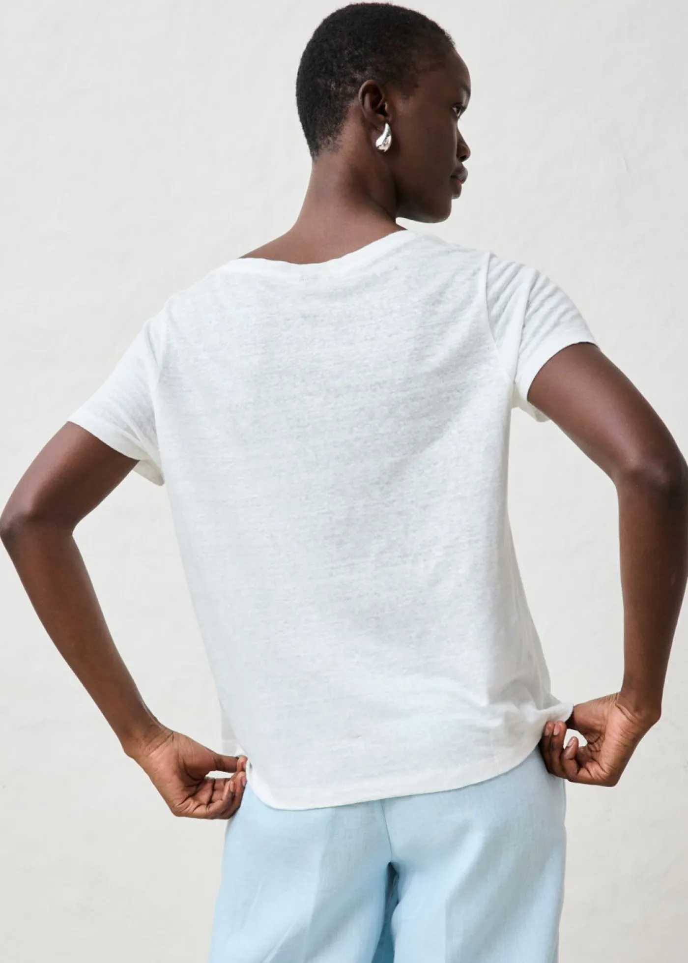 Mujer bonprix bonprix Camiseta de lino puro