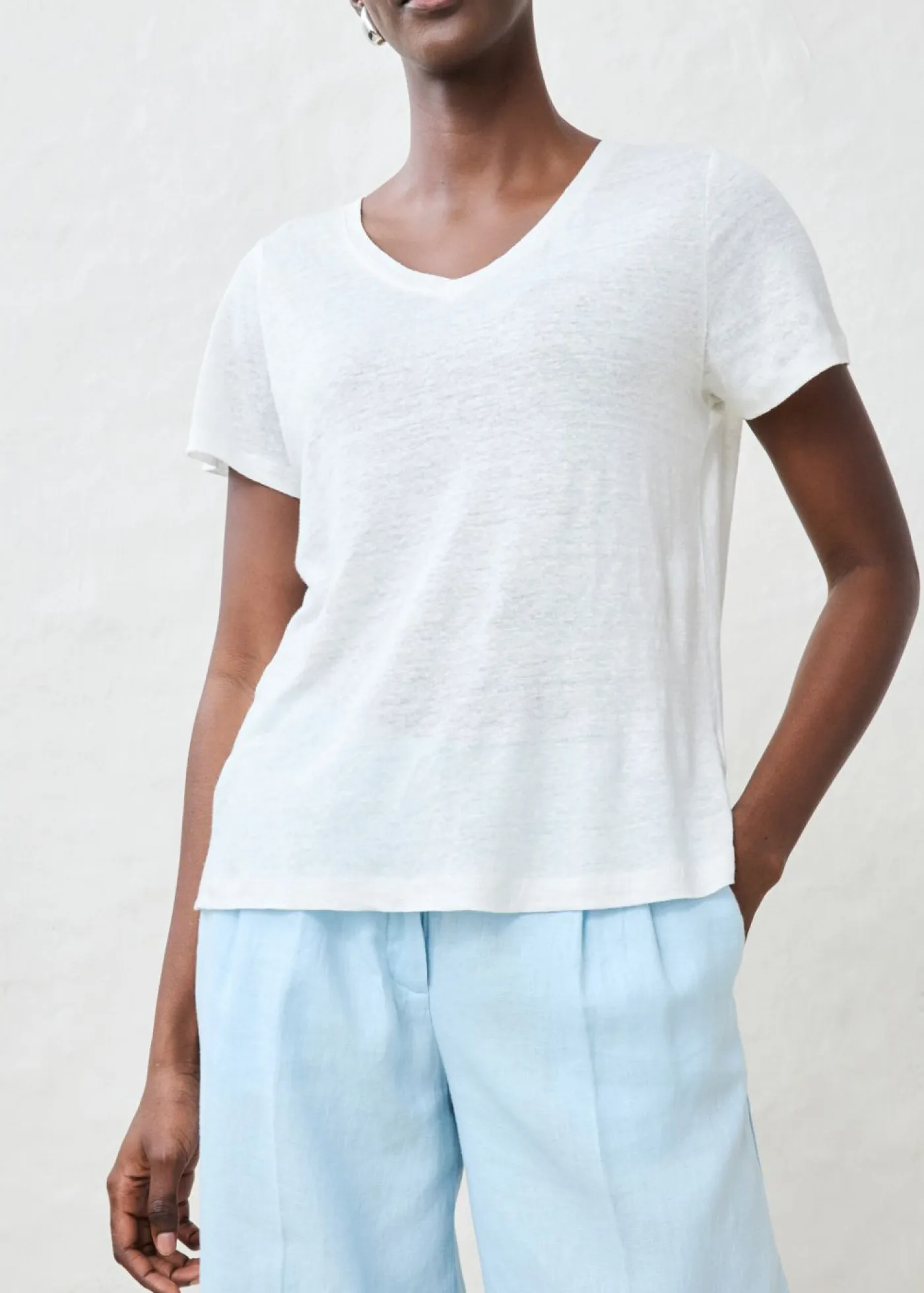 Mujer bonprix bonprix Camiseta de lino puro