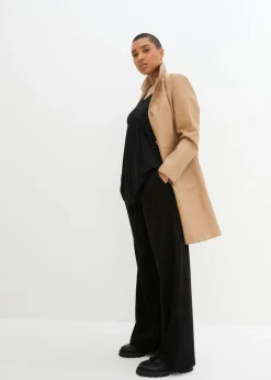 Mujer bonprix bonprix Camiseta de manga corta con corte en A