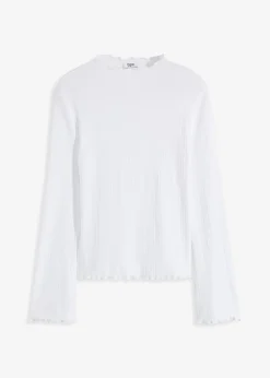 bonprix bonprix Camisetas>Camiseta de manga larga Blanco