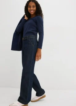 Niños bonprix bonprix Camiseta de manga larga con algodón orgánico (2 unidades)