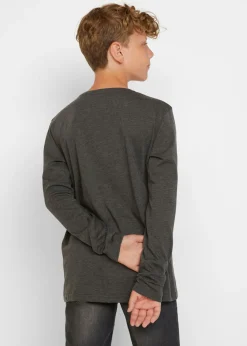 Niños bonprix bonprix Camiseta de manga larga con algodón orgánico (2 unidades)