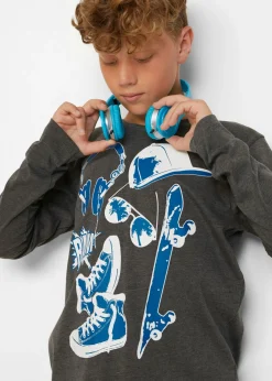 Niños bonprix bonprix Camiseta de manga larga con algodón orgánico (2 unidades)