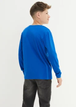 Niños bonprix bonprix Camiseta de manga larga con algodón orgánico (3 unidades)